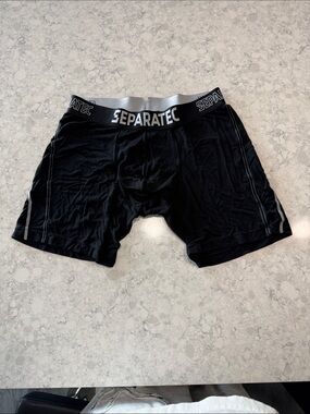 Men's Black Supportive Boxer Briefs
